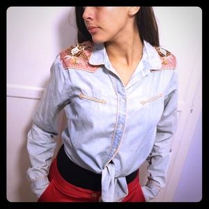 Mason and scotch denim color shirt